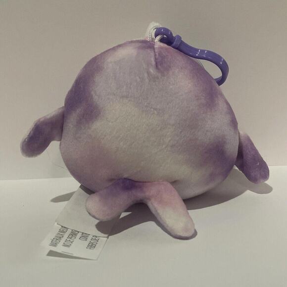 NEW 3.5” “Nabila the Narwhal” Kellytoy Squishmallows Plush Clip-On! - Picture 2 of 3